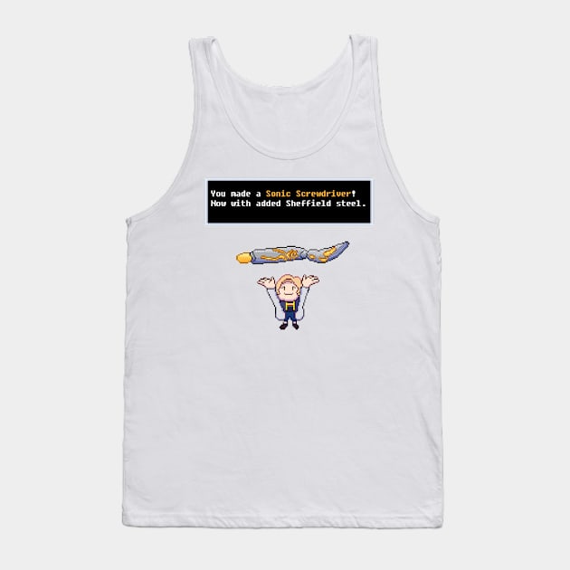 The Legend of Sonic Screwdriver Tank Top by LorranNery